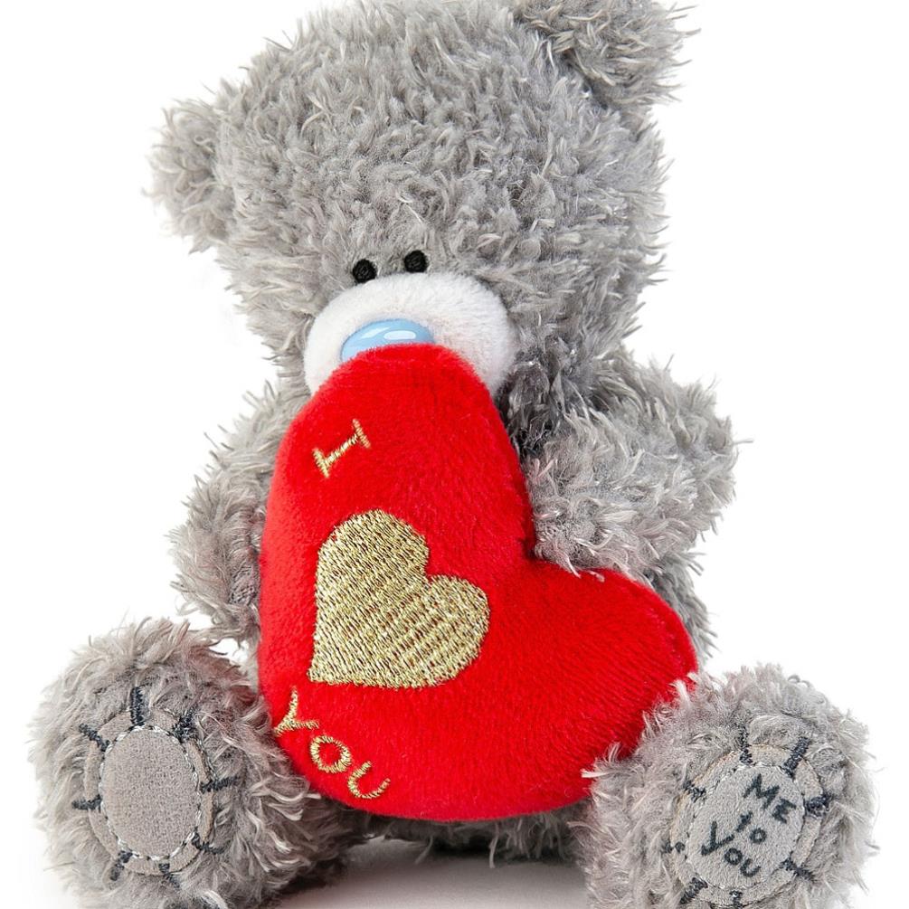4"  I Love You Padded Heart Me to You Bear Extra Image 1
